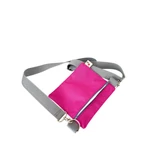 Kép 4/5 - Magenta-szürke szett (pokróc (M), jutifalatos táska (kicsi), kakizacsi tartó)