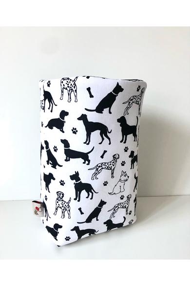 Útitá(r)ska kutyusoknak, MINI (kutyás fekete-fehér)